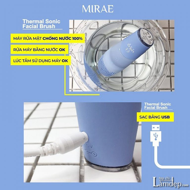 Công nghệ và tính năng vượt trội của máy rửa mặt Mirae