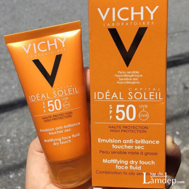 Kem chống nắng cho da dầu của Vichy