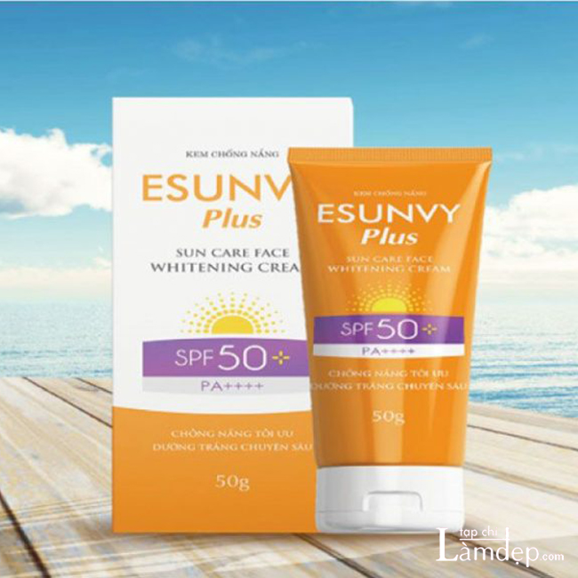 Kem chống nắng Esunvy Plus Sun Care Face Whitening Cream