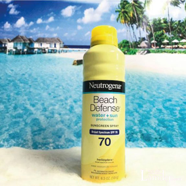 Kem chống nắng đi biển Beach Defense Sunscreen Spray SPF 70