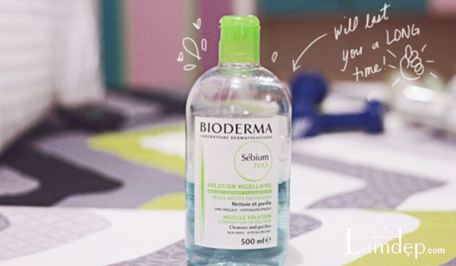 Tẩy trang Bioderma xanh Sébium H2O với nhiều ưu điểm tuyệt vời là lựa chọn hàng đầu của những người có làn da dầu, mụn