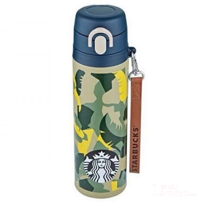 Bình giữ nhiệt Starbucks “Let’s go camping” 550ml – phiên bản Hàn Quốc