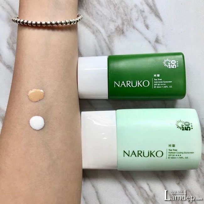 Kem chống nắng Naruko giúp bảo vệ và nuôi dưỡng làn da hiệu quả