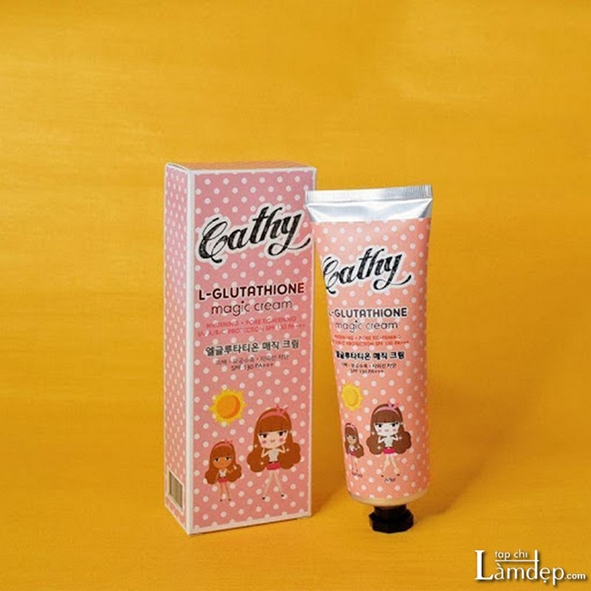Kem chống nắng Thái Lan Karmart Body Cathy Doll L-Glutathione Magic Cream 