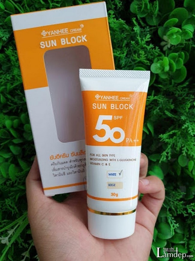Kem chống nắng Thái Lan Yanhee Cream Sun Block