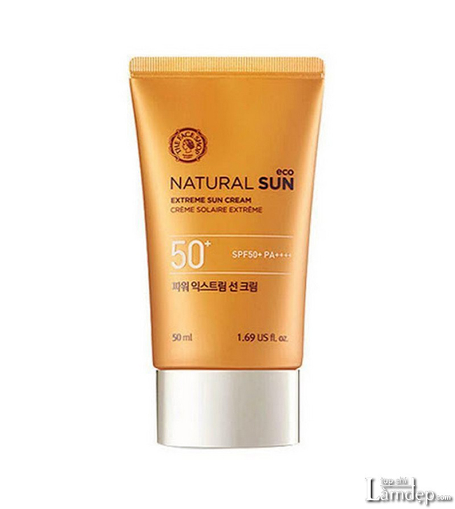Kem chống nắng The Face Shop Natural Sun Eco Extreme Sun Cream