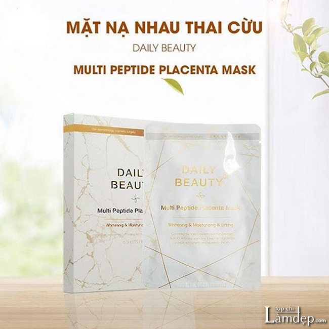 Mặt nạ nhau thai cừu R&B Daily Beauty Multi Peptide Placenta Mask
