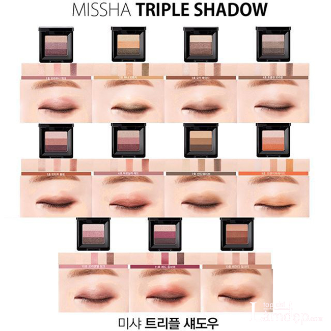 Phấn mắt Missha Triple Shadow