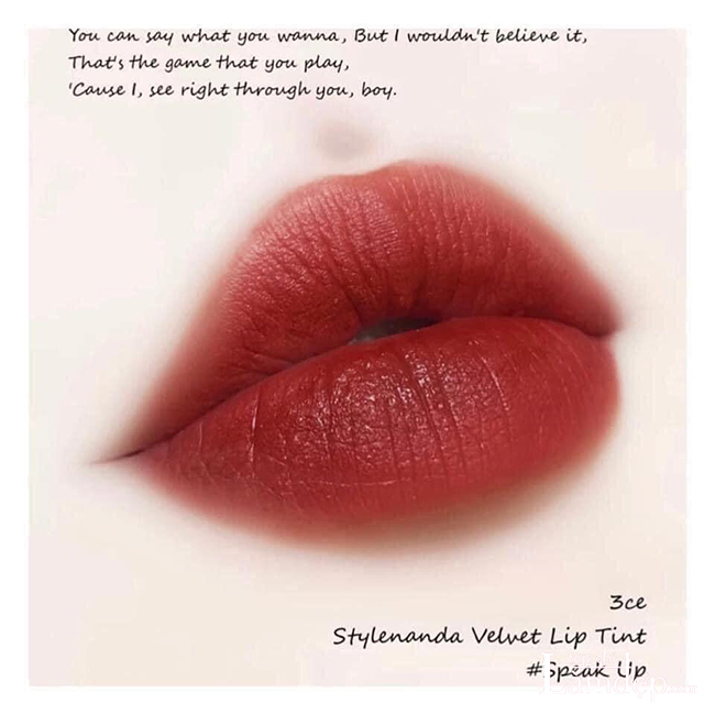 Quyến rũ mới môi son Velvet Lip Tint Speak Up