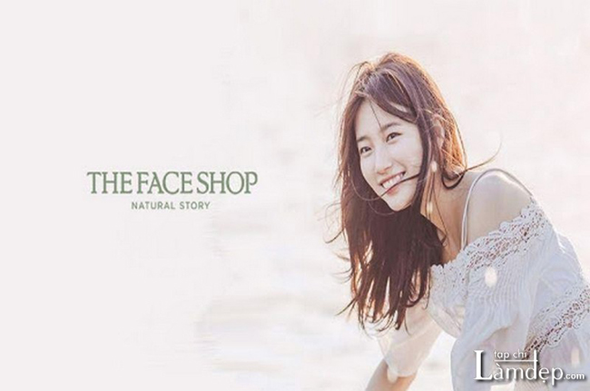 Suzy nhóm Miss A từng là đại sứ thương hiệu mỹ phẩm The Face Shop