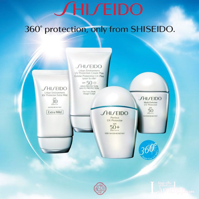 Thương hiệu kem chống nắng Shiseido