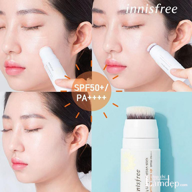 Kem chống nắng Innisfree Daily UV Protection Stick Calamine Tone Up SPF 50