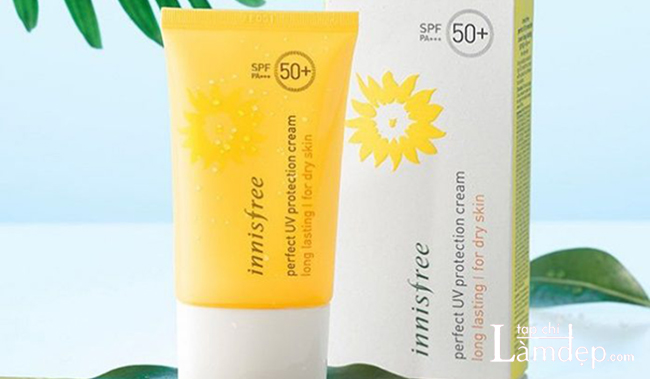 Kem chống nắng Innisfree Perfect Uv Protection Cream Long Lasting/For Dry Skin