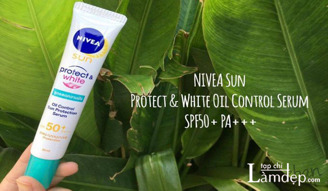 Kem chống nắng Nivea Oil Control Sun Protection Serum SPF50/PA +++ dành cho da dầu