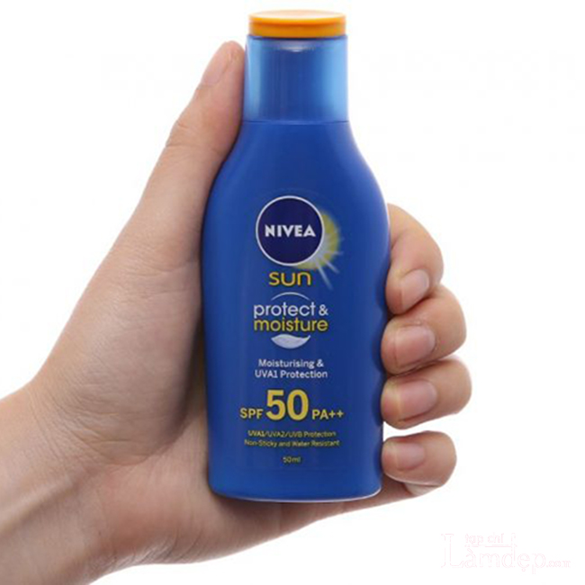 Kem chống nắng và dưỡng da toàn thân Nivea Protect & Moisture SPF 50+ chính hãng
