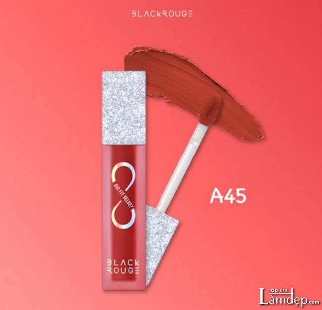 Son Black Rouge màu A45 được thiết kế rất tinh tế và sang trọng