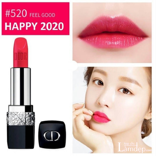 Son Dior Rouge 520 Feel Good Happy 2020 là phiên bản giới hạn 