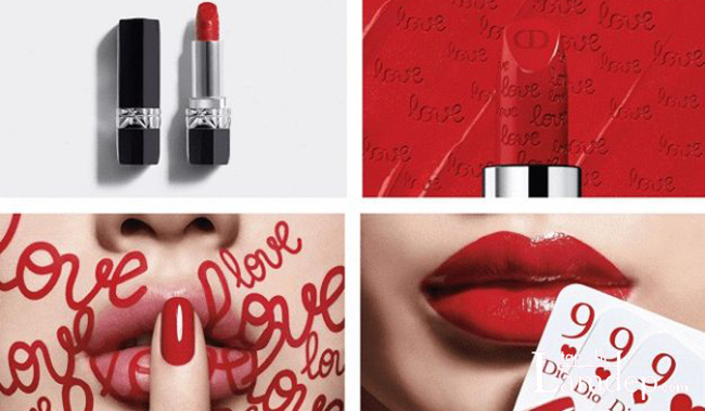 Phiên bản giới hạn Rouge Dior 999 - Valentine’s Day với thiết kế ấn tượng