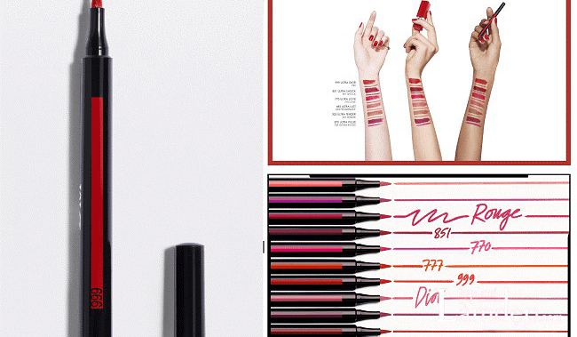 Rouge Dior Ink Liner với đầu dạ giúp viền môi dễ dàng