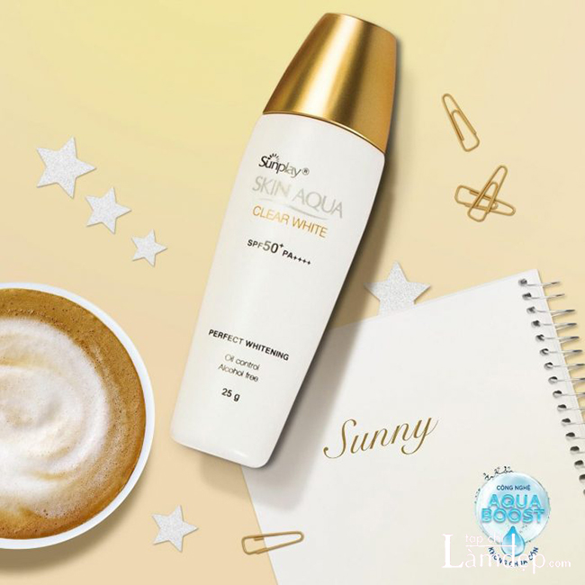 Kem chống nắng dạng sữa Sunplay Skin Aqua Clear White