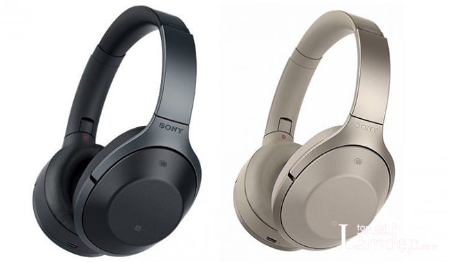 Tai nghe chụp tai bluetooth Sony MDR-1000X với hai lựa chọn màu đen-nude