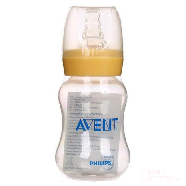 Bình sữa Philips Avent cổ hẹp, thiết kế gọn nhẹ dễ dàng cầm nắm