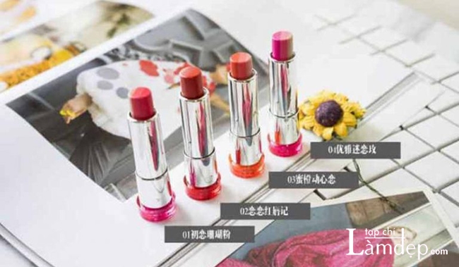 Son nội địa Trung Quốc Maysu Supreme Luminous color lipstick