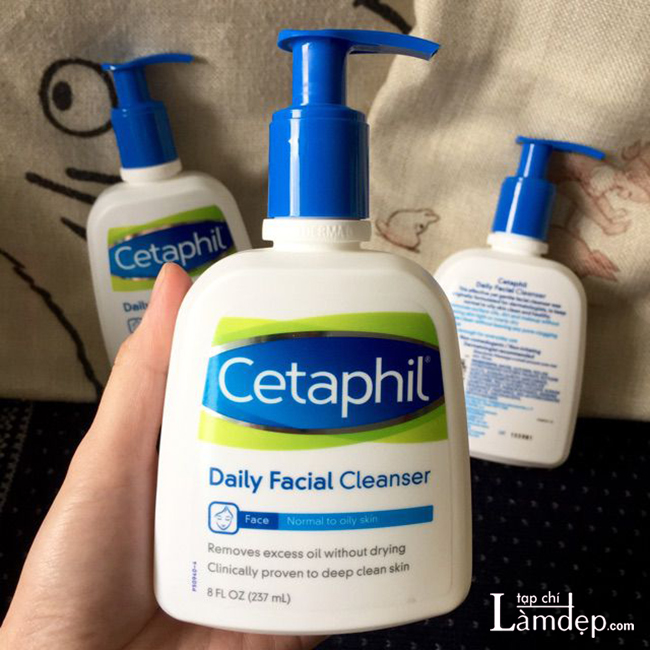Công dụng sữa rửa mặt cho da hỗn hợp Cetaphil Daily Facial Cleanser