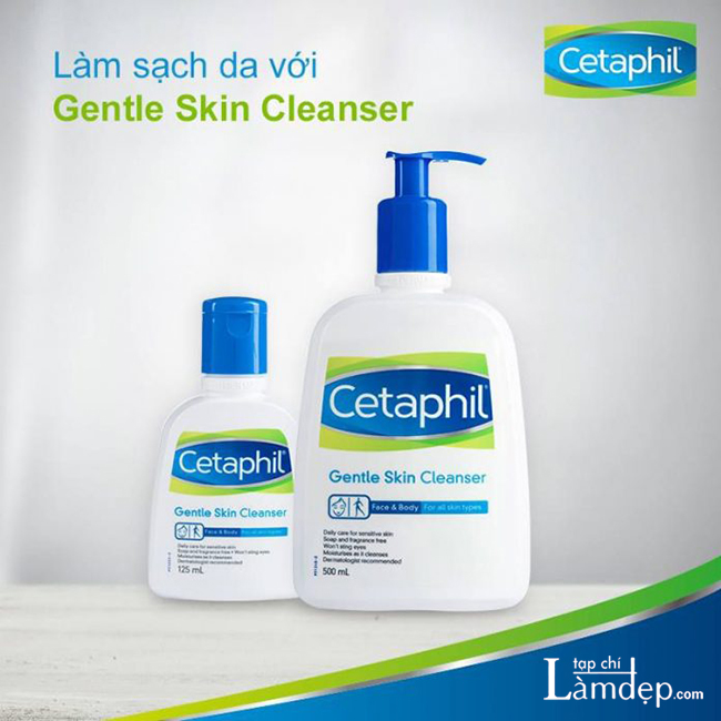 Sữa rửa mặt cetaphil gentle skin cleanser 125ml và 500ml