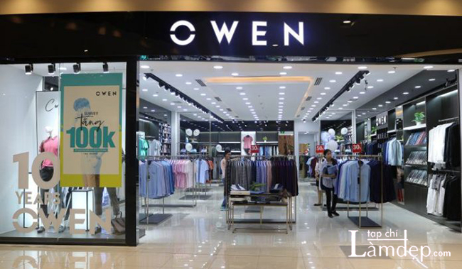 Hệ thống cửa hàng của Owen có mặt trên toàn quốc