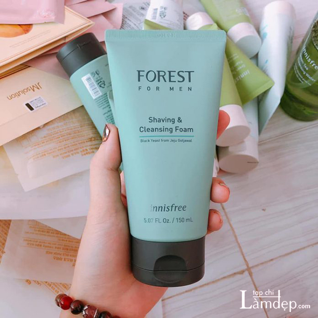 Công dụng sữa rửa mặt Innisfree Forest For Men Shaving & Cleansing Foam