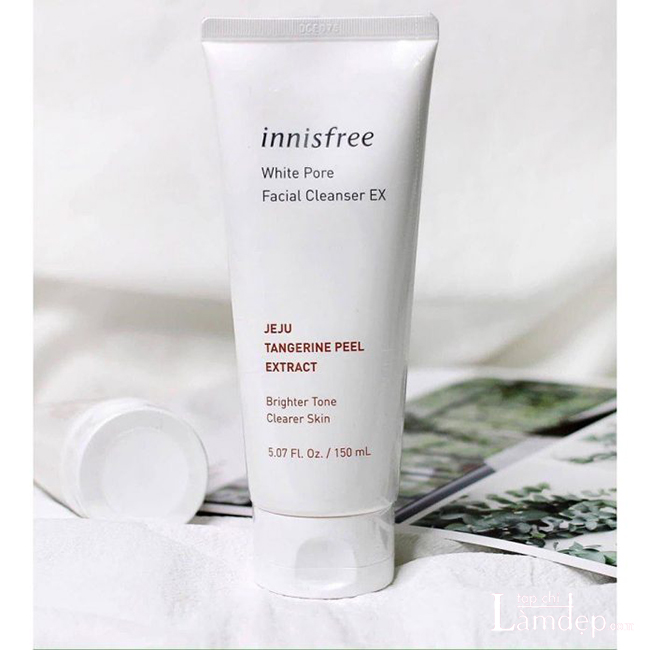 Công dụng sữa rửa mặt Innisfree White Pore Facial Cleanser