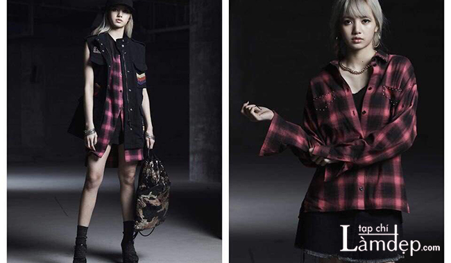 Lisa làm người mẫu cho NONA9ON từ trước khi debut