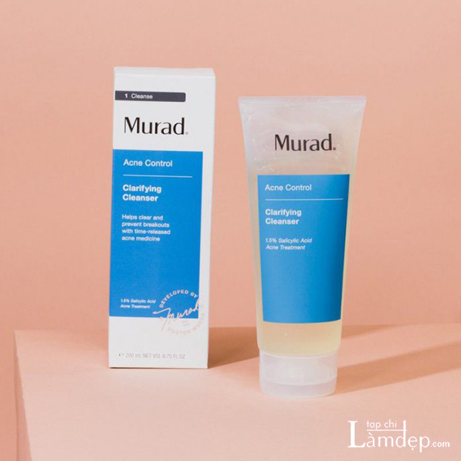 Hình ảnh: Sữa rửa mặt cho da nhạy cảm và da mụn Murad Clarifying Cleanser Acne