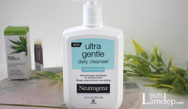 Công dụng sữa rửa mặt Neutrogena Ultra Gentle Daily Cleanser