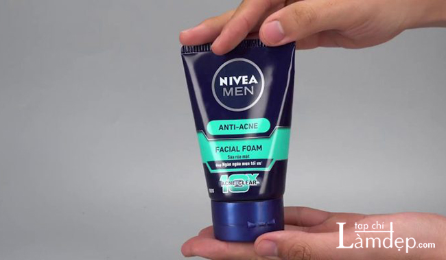 Thành phần và kết cấu Nivea Men Anti Acne Facial Foam