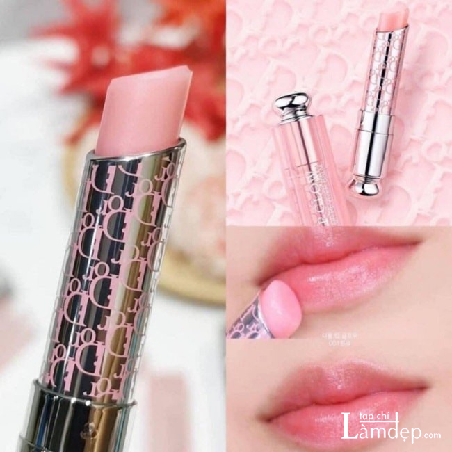 Son Dưỡng Dior Addict Lip Glow 001 Pink Diormania Limited Edition có thiết kế khác biệt 