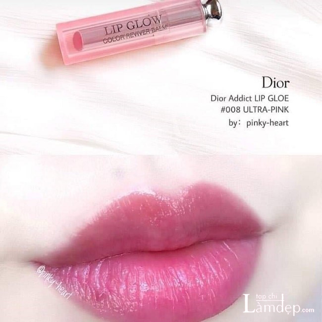 Màu son Dior Addict Lip Glow 008 Ultra Pink 