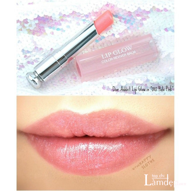 Dior Addict Lip Glow 010 Holo Pink hồng nude lấp lánh 