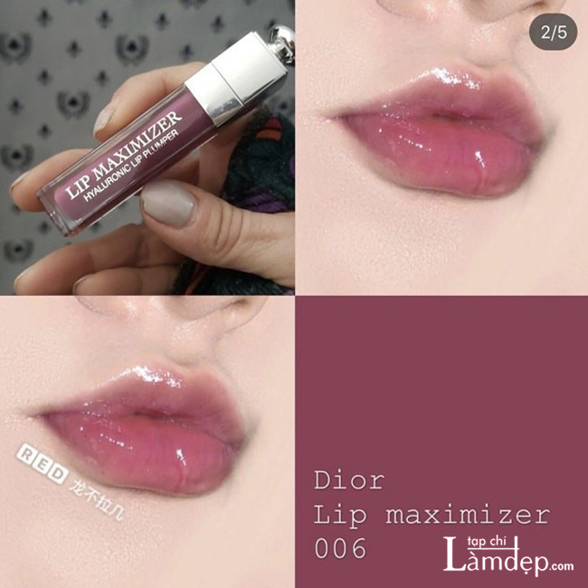 Dior Addict Lip Maximizer 006 Berry phù hợp với nhiều tông da 
