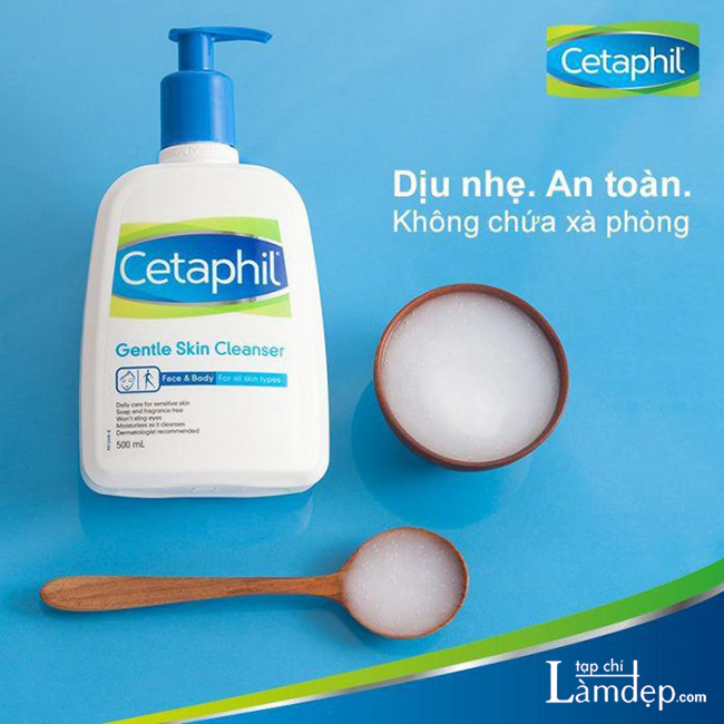 Sữa rửa mặt Cetaphil phù hợp với loại da nào?