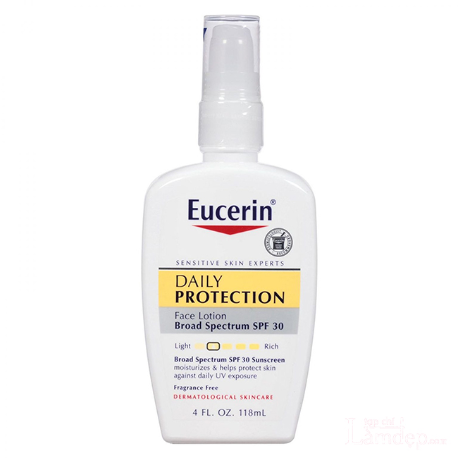 Kem chống nắng Eucerin Daily Protection Moisturizing Face Lotion SPF 30 có tốt không