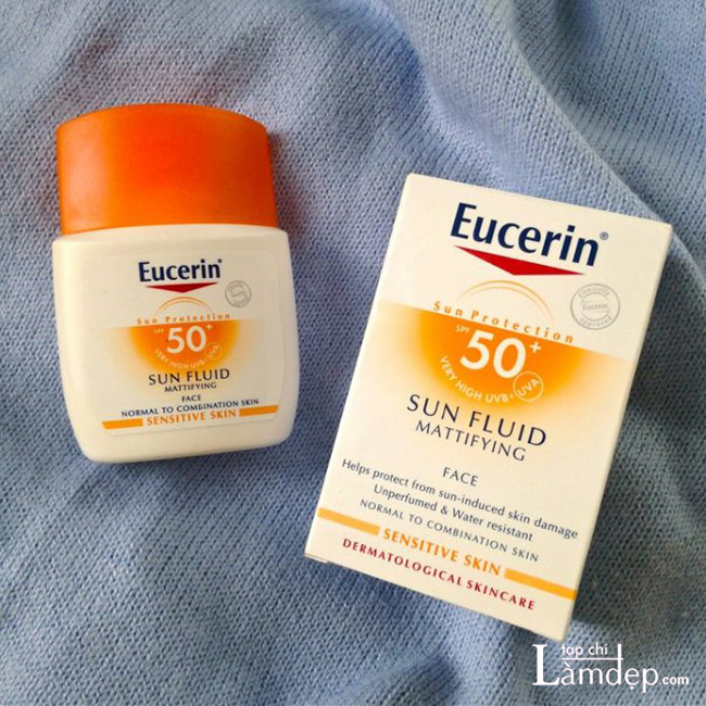 Kem chống nắng Eucerin Sun Fluid Mattifying Face SPF 50
