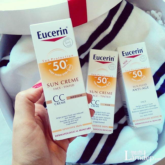 Kem chống nắng Eucerin Sun Protection Sun Face CC Cream