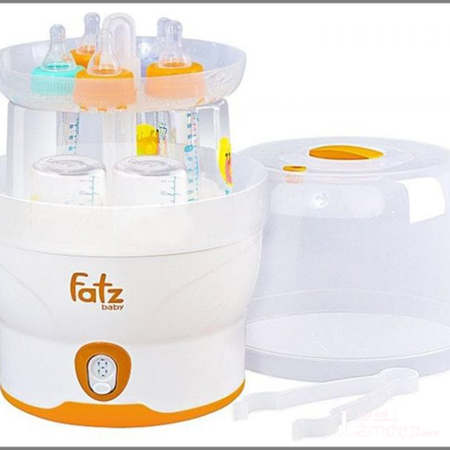 Sản phẩm máy tiệt trùng vệ sinh bình sữa hiệu quả của Fatzbaby  