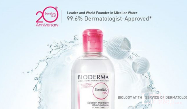 Bioderma giúp làm sạch da một cách dịu nhẹ