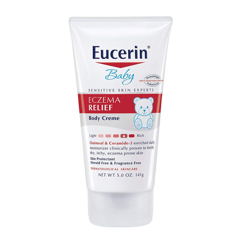 Kem dưỡng ẩm và trị viêm da cho bé Eucerin Baby Eczema Relief Body Creme