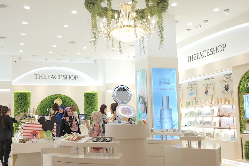 The Face Shop showroom